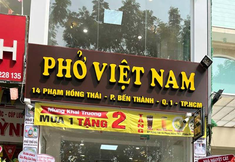 Phở Việt Nam - 14 Phạm Hồng Thái, Quận 1