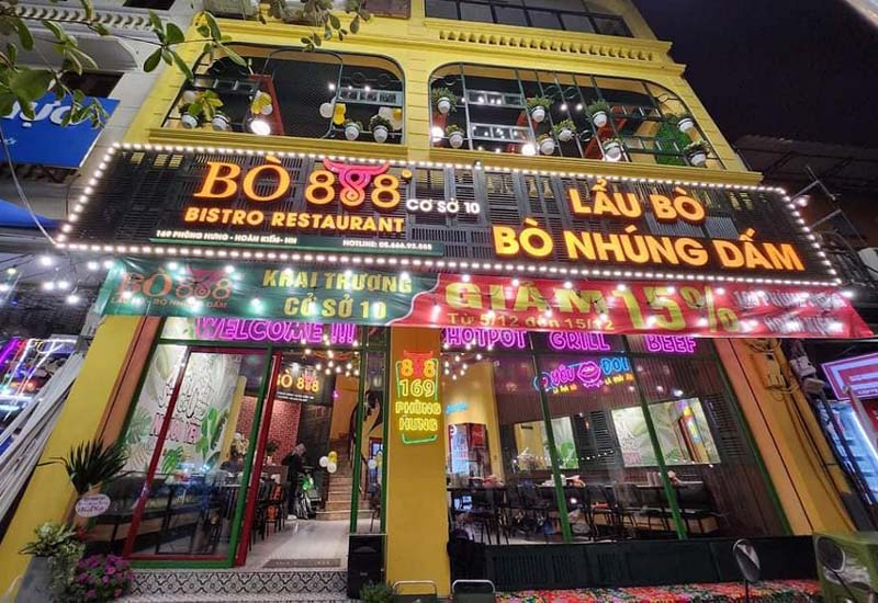 Bò 888 - Lẩu bò nhúng dấm tại 169 Phùng Hưng