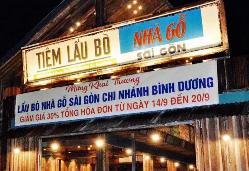 Lẩu Bò Nhà Gỗ - 595 Đại Lộ Bình Dương