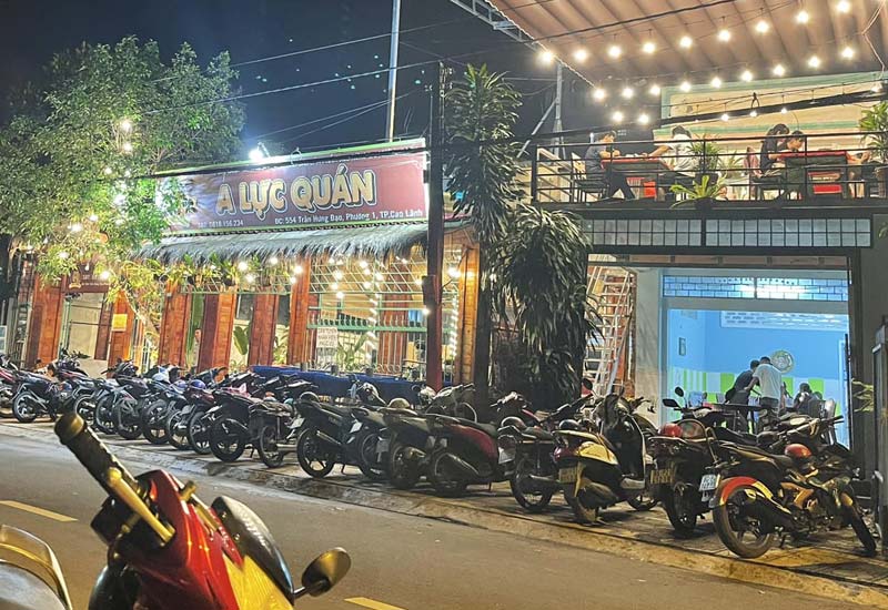 A Lực Quán - Nhà hàng đặc sản Heo Rừng ở thành phố Cao Lãnh