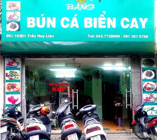 Nhà hàng Bằng – Bún Cá Biển Cay