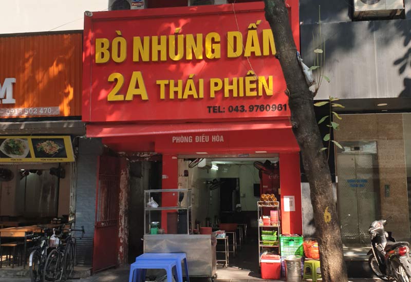 Bò Nhúng Dấm - 2A Thái Phiên