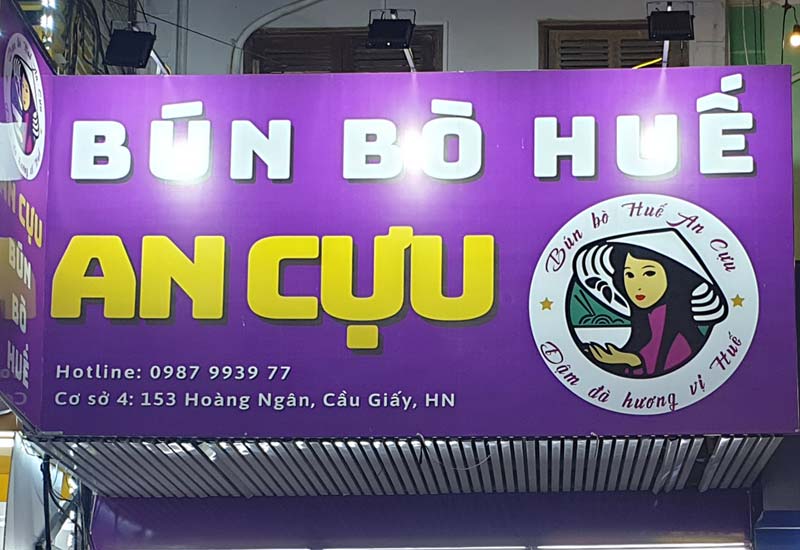 Bún Bò Huế An Cựu - 153 Hoàng Ngân, Hà Nội
