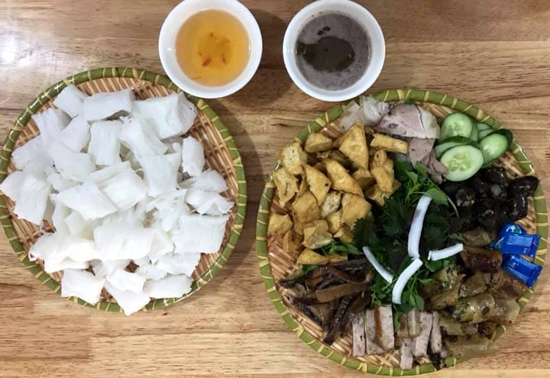 Bún đậu Yên Lạc - xã Tam Hồng