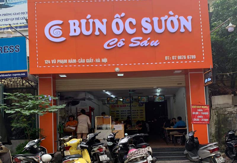 Bún Ốc Sườn Cô Sáu - 124 Vũ Phạm Hàm