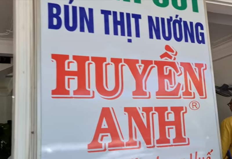 Bánh Ướt Bún Thịt Nướng Huyền Anh - 50 đường Kim Long, Huế