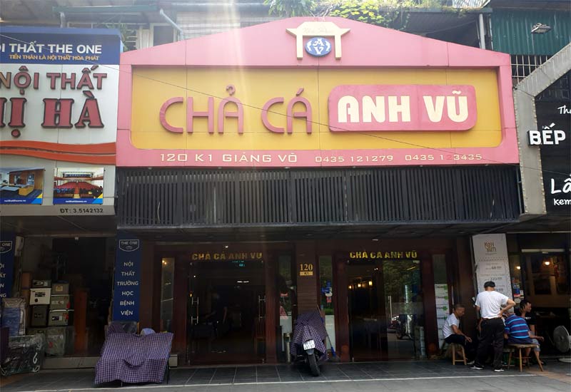 Nhà Hàng Chả Cá Anh Vũ 120 K1 Giảng Võ, Ba Đình, Hà Nội