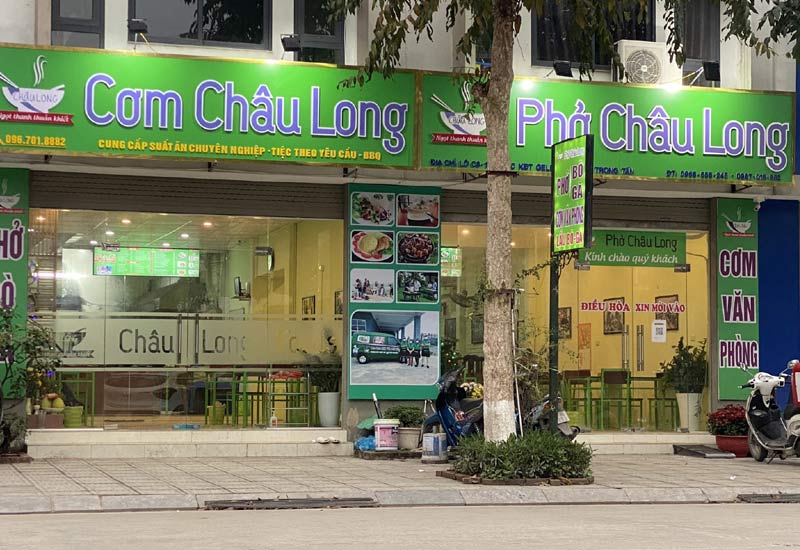 Cơm Phở Châu Long - Lô C8-18 Khu C KĐT Geleximco