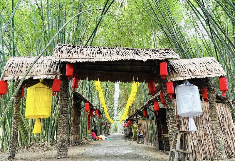 Vườn Tre Tư Sang - Khu dã ngoại sinh thái, Ẩm thực đồng quê tại Phụng Hiệp, tỉnh Hậu Giang