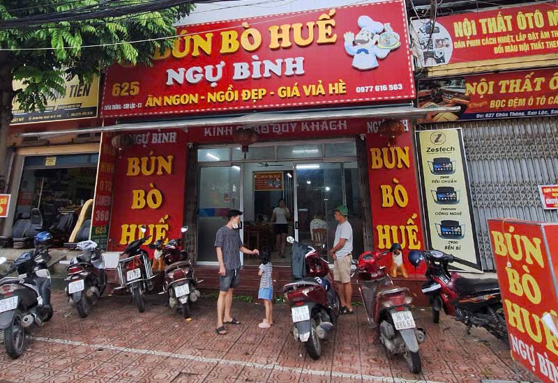 Bún Bò Huế Ngự Bình - Quán bún bò huế đông khách tại 625 Chùa Thông, Sơn Lộc, Sơn Tây, Hà Nội