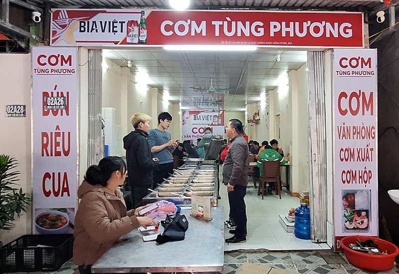 Cơm Tùng Phương - Quán cơm bình dân ăn ngon ở Thành phố Thanh Hóa