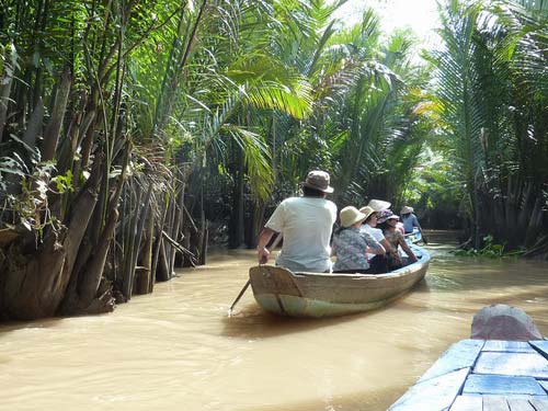 Du lịch trên sông Tiền Tiền Giang