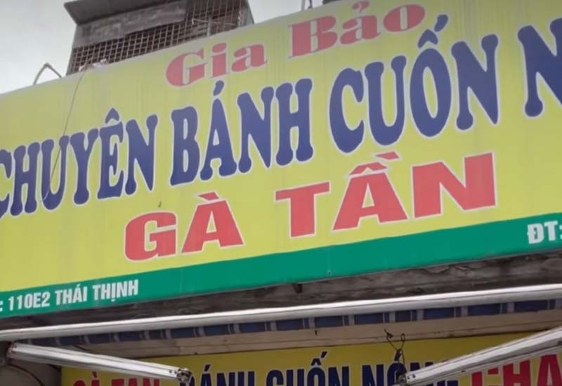 Bánh Cuốn Nóng Gia Bảo - 110E2 Thái Thịnh