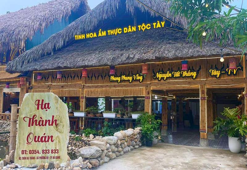 Hạ Thành Quán - Nhà hàng của Youtuber Nguyễn Tất Thắng ở Hà Giang