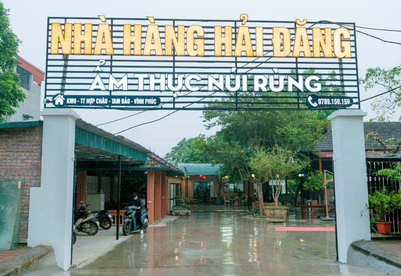 Hải Đăng Restaurant - Ẩm thực núi rừng ở Tam Đảo