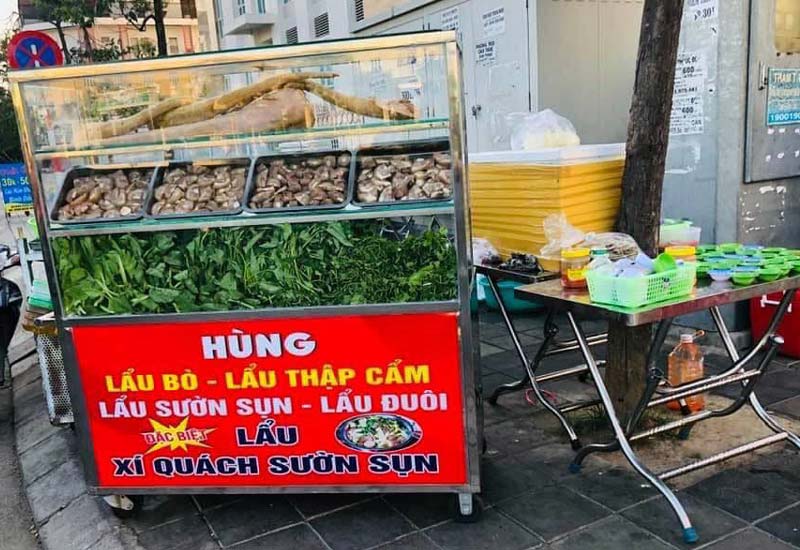 Lẩu Bò Hùng - cổng Chung Cư CT4 Vĩnh Điềm Trung