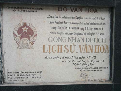 Kho xăng Lộc Quang Bình Phước