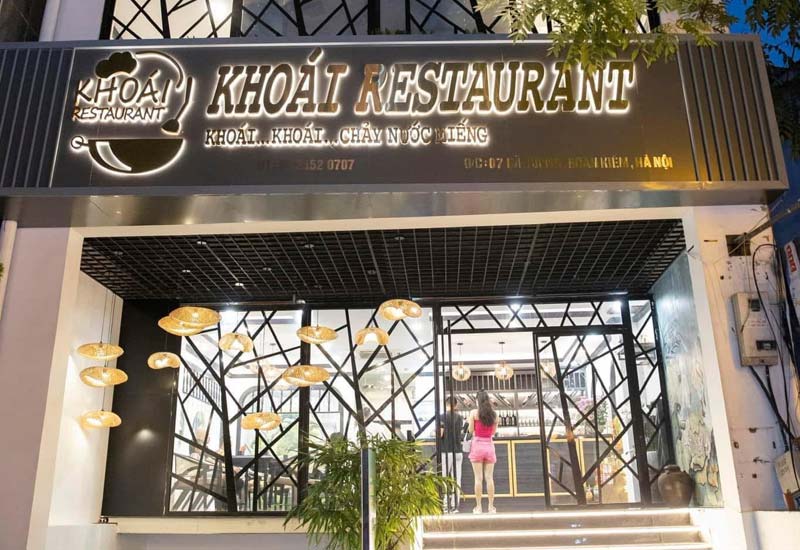 Khoái Restaurant - 7 Dã Tượng, Hà Nội