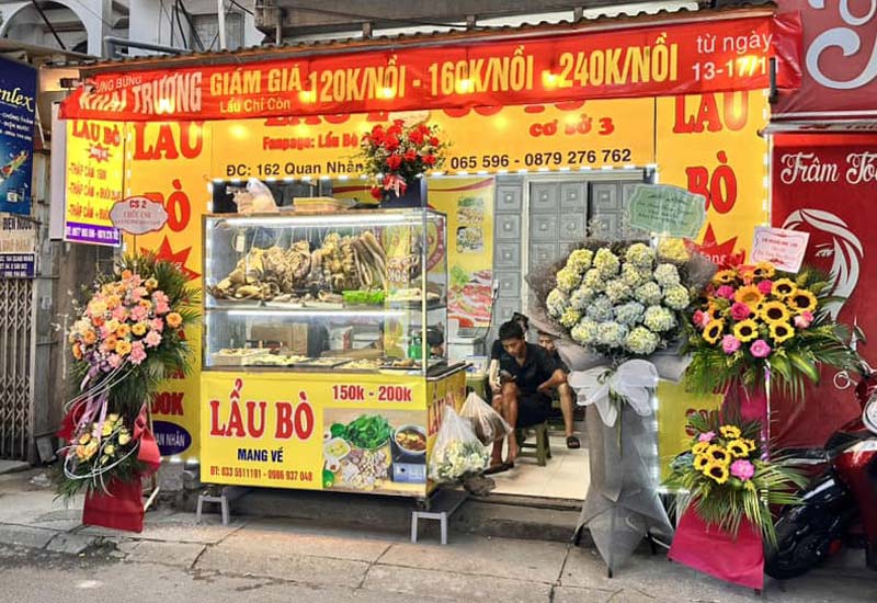 Lẩu Bò Cô Tư - 162 Quan Nhân, Hà Nội