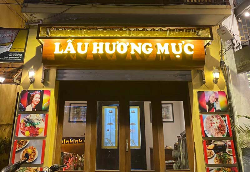 Nhà Hàng Hương Mực - Lẩu & Nướng ở 33 Châu Long, Hà Nội