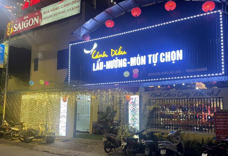 Cánh Diều Restaurant - Quán lẩu nướng tại Chân cầu Lam Hạ, Thành phố Phủ Lý