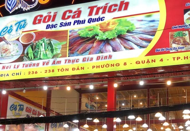 Gỏi Cá Trích Cô Tư - đặc sản Phú Quốc tại 238 Tôn Đản