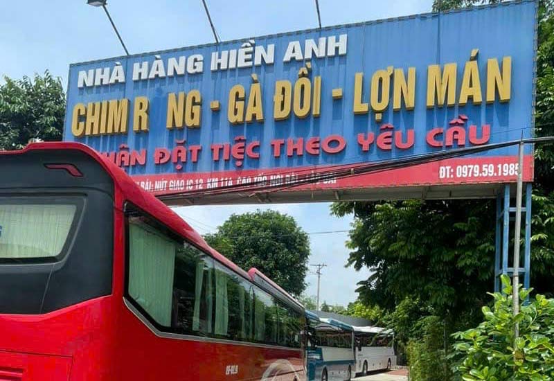 Nhà Hàng Hiền Anh - Nút giao IC12 KM 114, Cao Tốc Nội Bài - Lào Cai, Thành phố Yên Bái