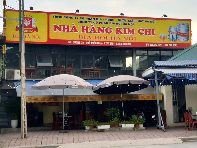 Nhà Hàng Kim Chi - Bia Hơi Hà Nội - Phố Miêu Nha, Phường Tây Mỗ