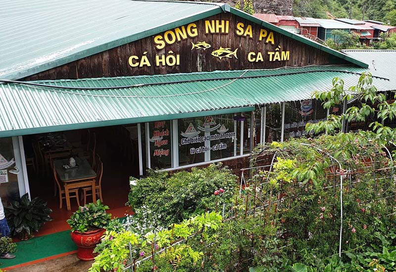Nhà Hàng Song Nhi Sapa - Nhà hàng Cá Hồi ở Khu du lịch Thác Bạc