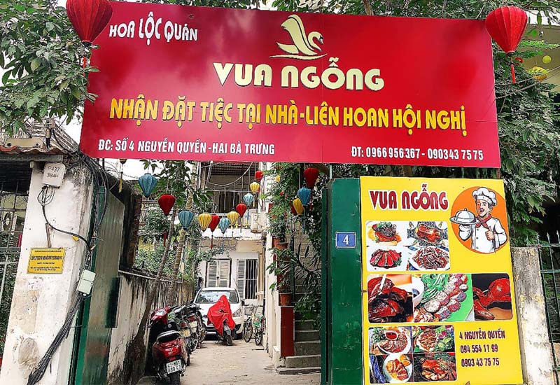 Nhà hàng Vua Ngỗng - 4 Nguyễn Quyền, Hà Nội