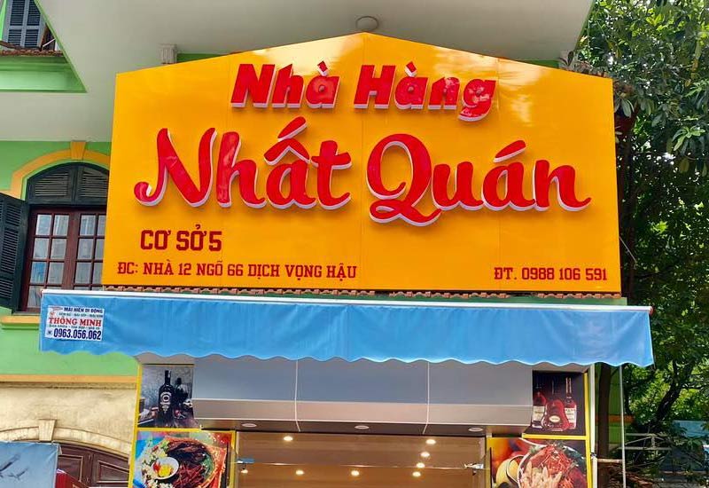 Nhất Quán - số 12 ngõ 66 Dịch Vọng Hậu