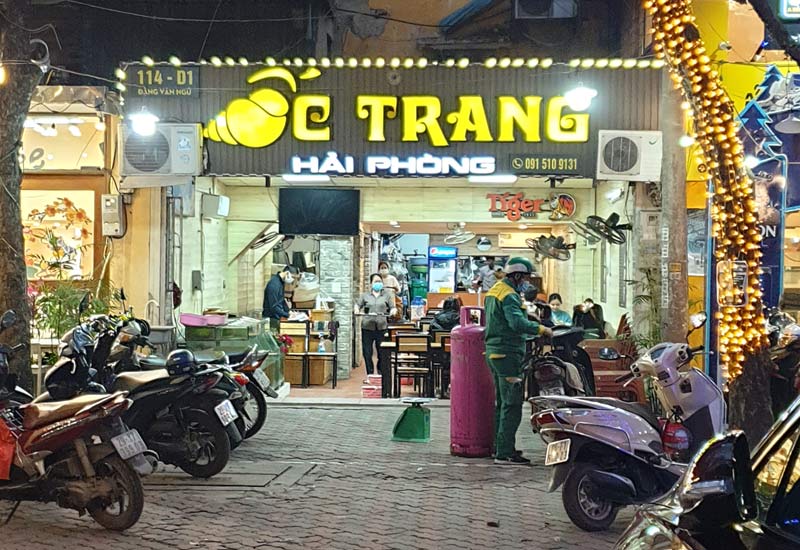 Ốc Trang Hải Phòng - Phố Đặng Văn Ngữ