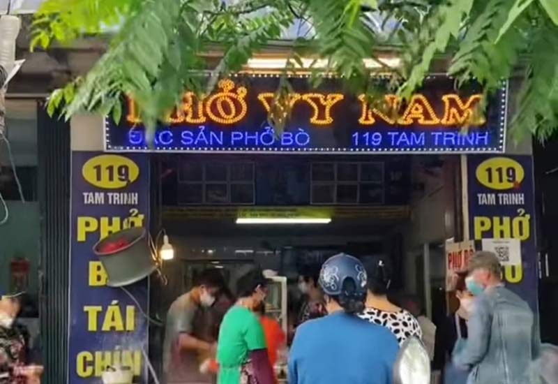 Phở Bò Vy Nam - Đặc sản Phở Bò ở 119 Tam Trinh, Hà Nội