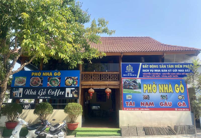 Phở Nhà Gỗ - Nhà Gỗ Coffee tại 50 Võ Chí Công, Thị trấn Liên Nghĩa