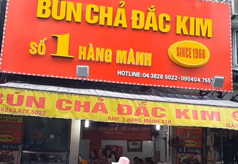 Bún Chả Đắc Kim - 1 Hàng Mành