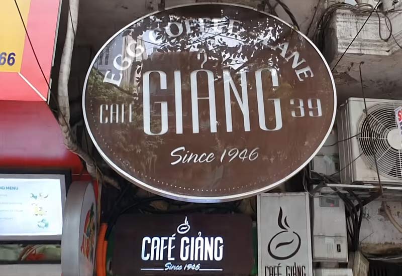 Cà Phê Giảng - Quán Cafe Giảng tại 39 Nguyễn Hữu Huân, Hoàn Kiếm, Hà Nội