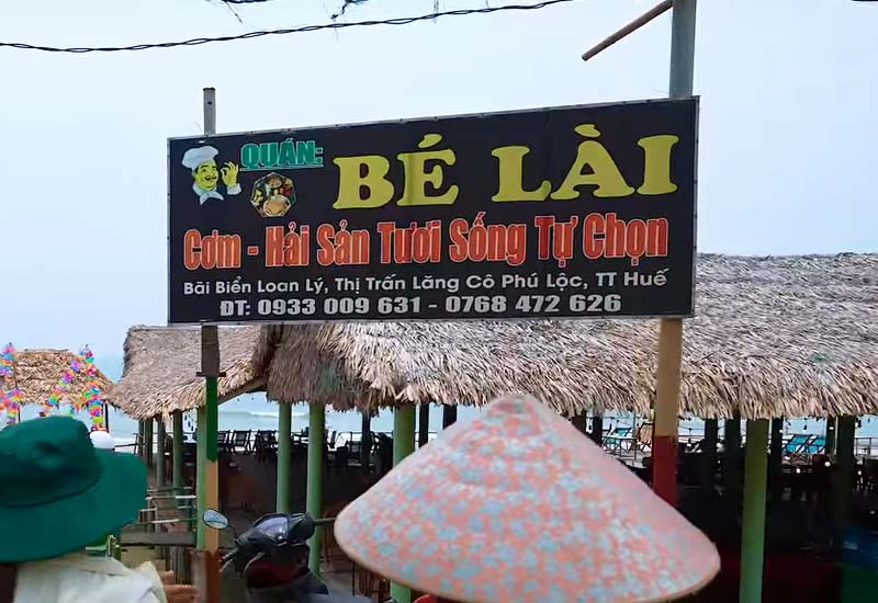 Quán Bé Lài - Bãi biển Loan Lý, Thị trấn Lăng Cô