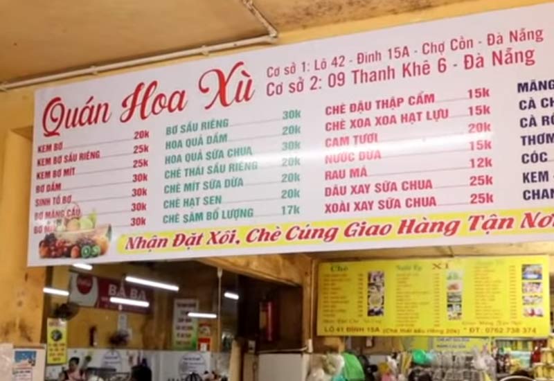 Quán Hoa Xù - Chợ Cồn