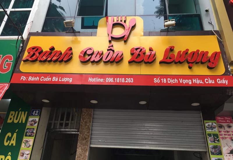 Bánh cuốn Bà Lượng - 18 Dịch Vọng Hậu