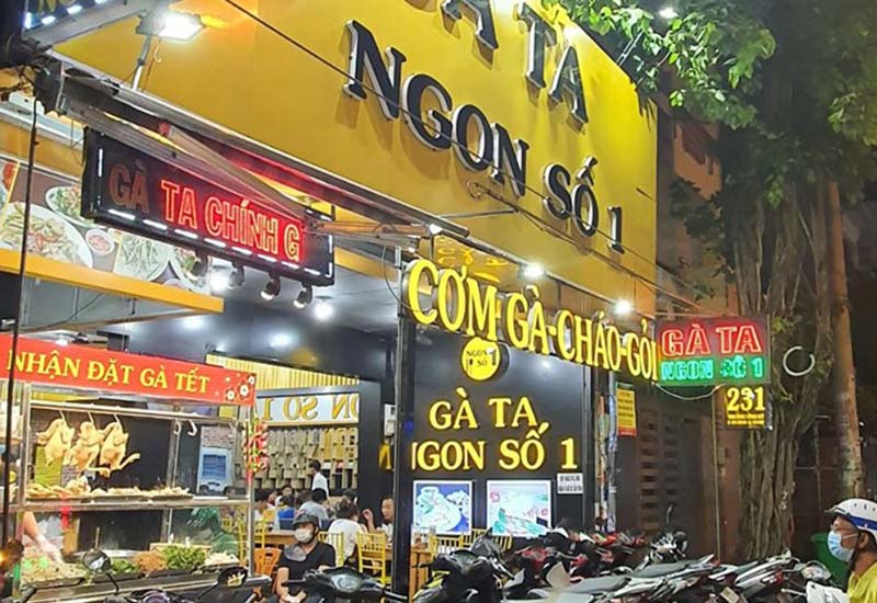 Gà Ta Ngon Số 1 tại 231 Trương Vĩnh Ký, P. Tân Thành, Q. Tân Phú, TP. Hồ Chí Minh 