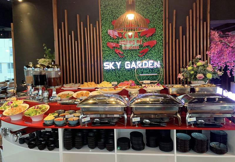 Nhà hàng Hải sản Sky Garden 12D Cách Mạng Tháng 8, P. Bến Thành, Quận 1, TP. HCM