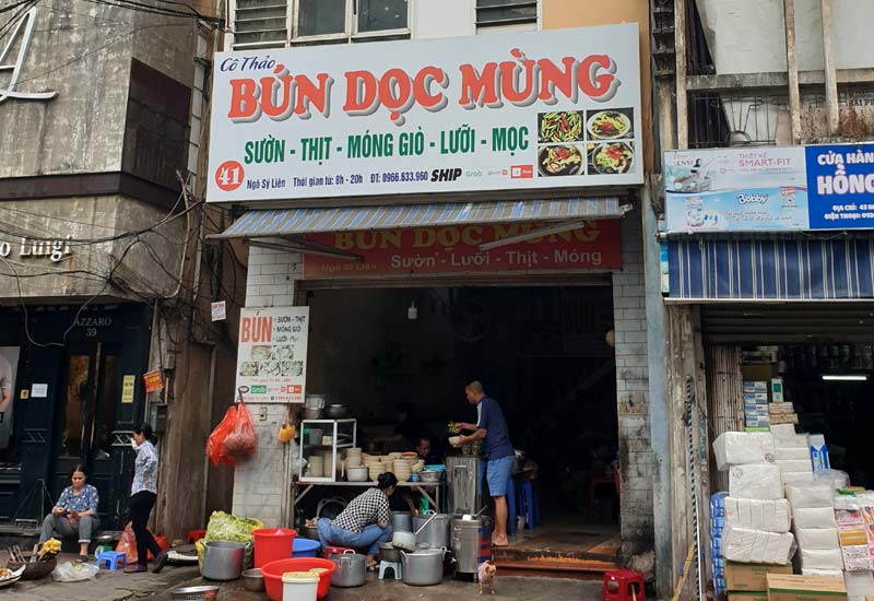 Bún Dọc Mùng - Quán bún chửi tại 41 Ngô Sỹ Liên, Hà Nội