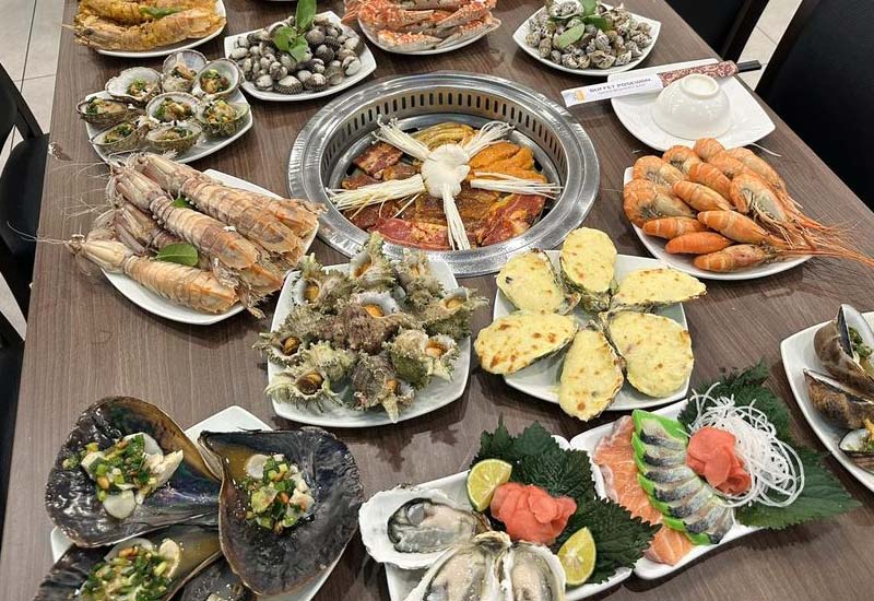 Buffet Poseidon tại Tầng hầm B1, TTTM Vincom Mega Mall Times City, 458 Minh Khai, Hai Bà Trưng, Hà Nội