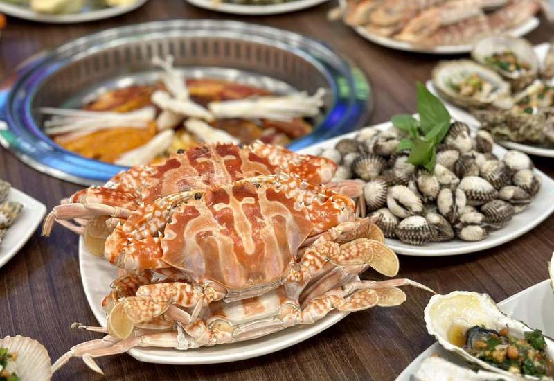 Buffet Poseidon tại Lô 2-01 toà S1 Tầng 2, TTTM Vincom Plaza Sky Lake, KĐTM Cầu Giấy, Mỹ Đình 1, Nam Từ Liêm, Hà Nội