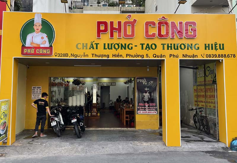 Địa chỉ quán Phở Công 328B Nguyễn Thượng Hiền, Q. Phú Nhuận, Thành phố Hồ Chí Minh