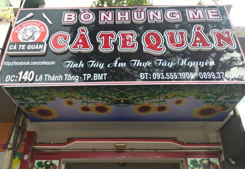 Cà Te Quán 140 Lê Thánh Tông, Thành phố Buôn Ma Thuột, Đắk Lắk