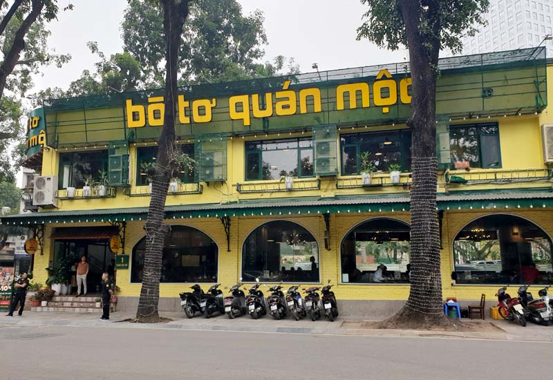 Địa chỉ Nhà hàng Bò Tơ Quán Mộc - 1A Tăng Bạt Hổ, Hà Nội