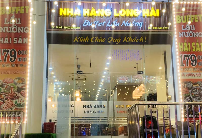 Nhà Hàng Long Hải - Buffet Lẩu Nướng tại Tầng 1 Tecco Garden, Thanh Trì, Hà Nội