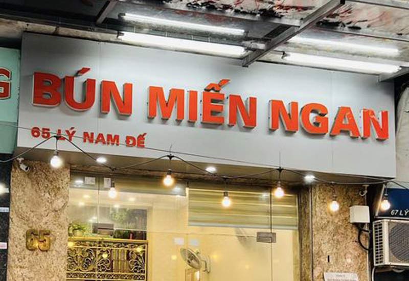 Quán Bún Miến Ngan 65 Lý Nam Đế, Hoàn Kiếm, Hà Nội