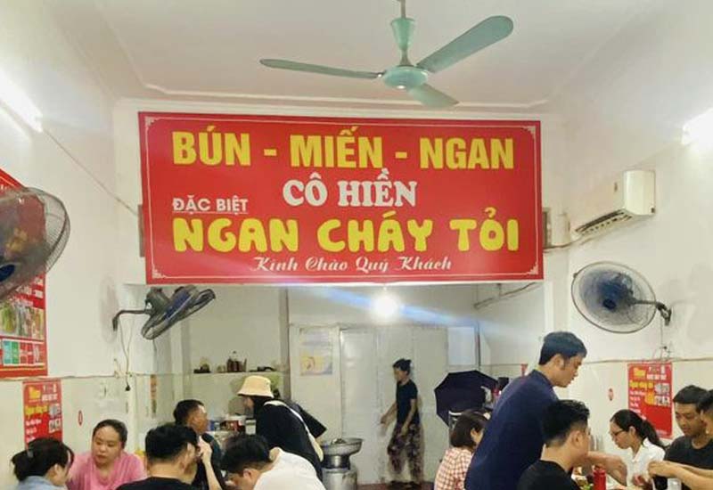 Bún Ngan Cô Hiền 8 Lĩnh Nam, Hoàng Mai, Hà Nội